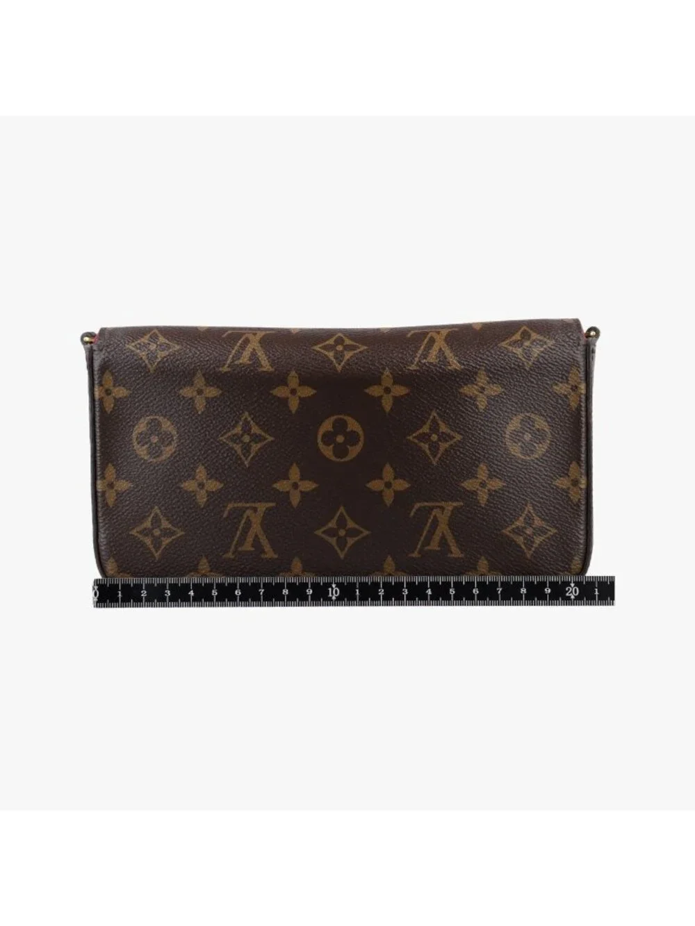 Louis Vuitton Pochette Felicie Monogram Brown Canvas Shoulder Bag